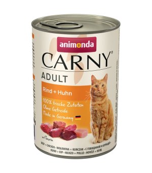 Karma mokra dla kota Animonda Cat Carny WOŁOWINA, KURCZAK- 400g