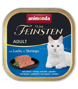 Karma mokra dla kota Animonda Cat Vom Feinsten ŁOSOŚ I KREWETKI 100g