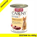 Karma mokra dla kota Animonda Carny Kitten MIX DROBIOWY ZESTAW 6x 400g
