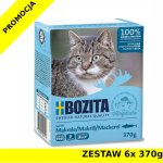 Karma mokra dla kota Bozita w galaretce z MAKRELĄ ZESTAW 6x 370g