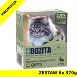 Karma mokra dla kota Bozita w galaretce z KRÓLIKIEM ZESTAW 6x 370g 