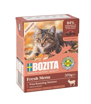 Karma mokra dla kota Bozita w galaretce - DZICZYZNA 370g