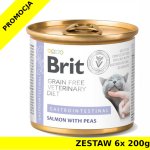 Karma mokra dla kota Brit Veterinary Diets Cat Gastrointensional ZESTAW 6x 200g