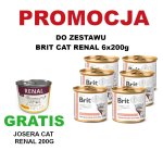 Karma mokra dla kota Brit Veterinary Diets Cat Renal ZESTAW 6x 200g