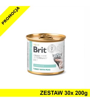 Karma mokra dla kota Brit Veterinary Diets Cat Struvite ZESTAW 30x 200g