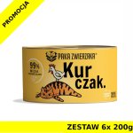 Karma mokra dla kota Paka Zwierzaka Kurczak ZESTAW 6x 200g