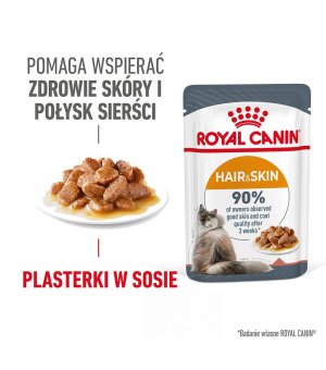 Karma mokra dla kota Royal Canin Hair Skin Care w sosie - 85g