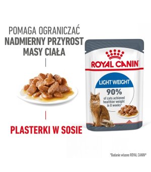 Karma mokra dla kota Royal Canin Light Weight Care w sosie - 85g