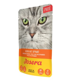 Karma mokra dla kotów dorosłych Josera Pate - Kurczak ze szpinakiem 85g saszetka