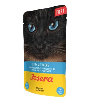 Karma mokra dla kotów dorosłych Josera Filet Kurczak z Łososiem w sosie 70g saszetka