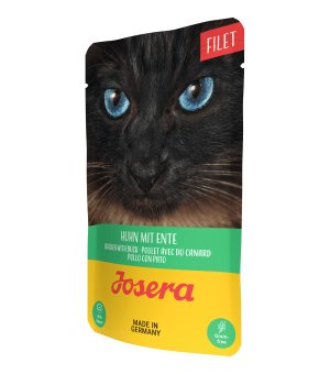 Karma mokra dla kotów dorosłych Josera Filet Kurczak z Kaczką w sosie 70g saszetka
