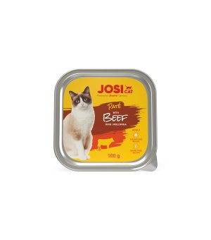 Karma mokra dla kotów Josera JosiCat Pate - Pasztet z Wołowiną 100g