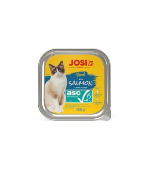 Karma mokra dla kotów Josera JosiCat Pate - Pasztet z Łososiem 100g