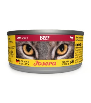 Karma mokra dla kotów Josera Wołowina 85g puszka