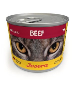 Karma mokra dla kotów Josera Wołowina 200g puszka