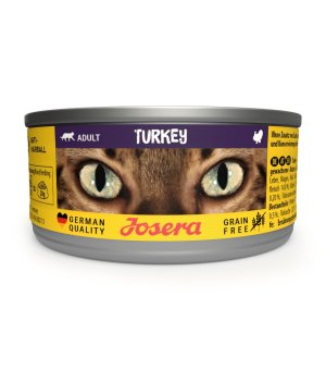Karma mokra dla kotów Josera Indyk 85g puszka
