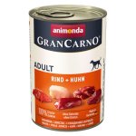 Karma mokra dla psa Animonda GranCarno Adult wołowina z kurczakiem - 400g