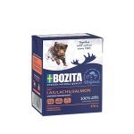 Karma mokra dla psa Bozita w galaretce z SIEKANYM ŁOSOSIEM 370g