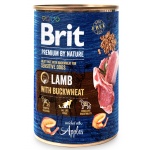 Karma mokra dla psa BRIT By Nature Lamb PUSZKA 400G