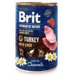 Karma mokra dla psa BRIT By Nature Turkey PUSZKA 400G