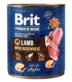 Karma mokra dla psa BRIT By Nature Lamb PUSZKA 800g