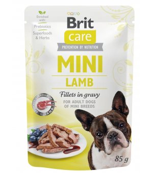 Karma mokra dla psa Brit Care mini pouch Adult 85g - zestaw próbny - 10+2szt GRATIS