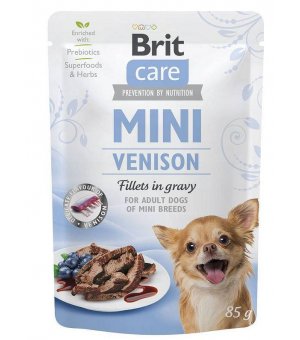 Karma mokra dla psa Brit Care mini pouch Adult Venison - 85g