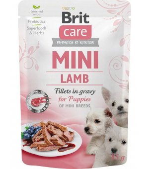 Karma mokra dla psa Brit Care mini pouch Puppy Lamb - 85g