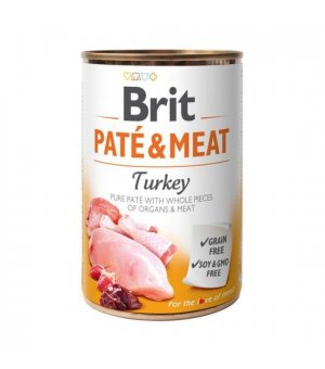 Karma mokra dla psa Brit Care Turkey Pate Meat 400g