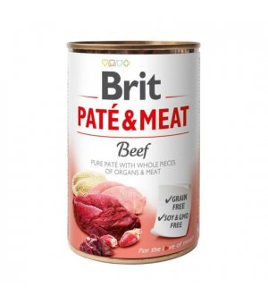 Karma mokra dla psa Brit Care Beef Pate Meat 400g
