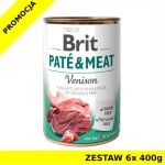 Karma mokra dla psa Brit Care Venison Pate Meat ZESTAW 6x 400g