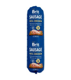 Karma mokra dla psa BRIT SAUSAGE CHICKEN  800G