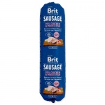 Karma mokra dla psa BRIT SAUSAGE CHICKEN & WHITE FISH 800G