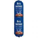 Karma mokra dla psa BRIT SAUSAGE TURKEY 800G