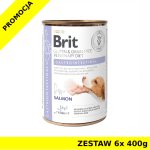 Karma mokra dla psa Brit Veterinary Diets Dog Gastrointestinal ZESTAW 6x 400g NOWA FORMUŁA