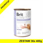 Karma mokra dla psa Brit Veterinary Diets Dog Gastrointestinal ZESTAW 36x 400g NOWA FORMUŁA