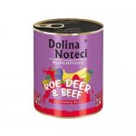 Karma mokra dla psa Dolina Noteci Superfood - sarna i wołowina ZESTAW 6x 800g