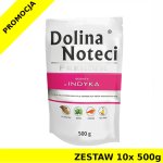 Karma mokra dla psa Dolina Noteci Indyk saszetki ZESTAW 10x 500g