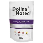 Karma mokra dla psa Dolina Noteci z królikiem i żurawiną - doypack 500g