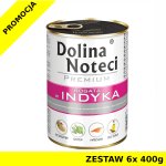 Karma mokra dla psa Dolina Noteci Indyk puszka ZESTAW 6x 400g