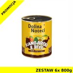 Karma mokra dla psa Dolina Noteci Superfood - kangur i wołowina ZESTAW 6x 800g