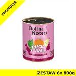 Karma mokra dla psa Dolina Noteci Superfood - kaczka z przepiórką ZESTAW 6x 800g