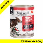 Karma mokra dla psa Mono Wiejska Zagroda - Wołowina ZESTAW 6x 800g