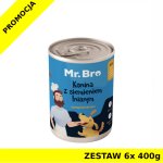 Karma mokra dla psa Mr. Bro Konina z Siemieniem Lnianym ZESTAW 6x 400g 