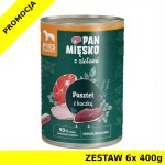 Karma mokra dla psa Pan Mięsko pasztet z kaczką ZESTAW 6x 400g