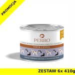 6x 410g - Indyk z dynią - szczenięta - Perro - karma mokra dla psa - zestaw