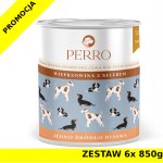 6x 850g - Wieprzowina z selerem - Perro - karma mokra dla psów dorosłych - zestaw