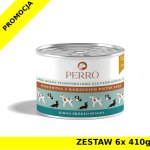 Karma mokra dla psa Perro Wołowina z korzeniem pietruszki dla psów dorosłych 6x 410g