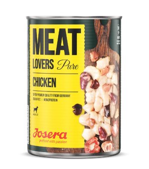 Karma mokra dla psów Josera Meatlovers Pure Chicken - kurczak - 400g - puszka