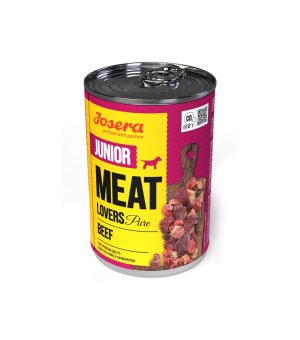Karma mokra dla szczeniąt Josera Meat Lovers Junior Pure Beef -  Wołowina - 400g - puszka